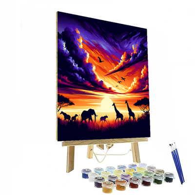 Safari Dreamland Numbered Painting Kits