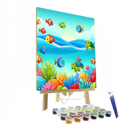 Cute Underwater Adventure Paint By Numbers