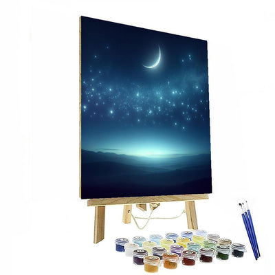 Enchanting Nightscape Number Painting