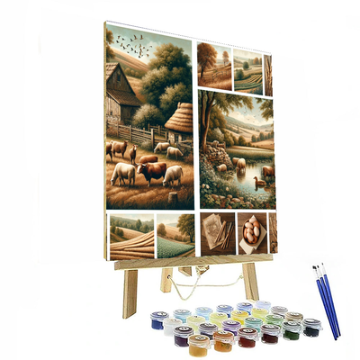 Rural Harmony Painting Number Kit