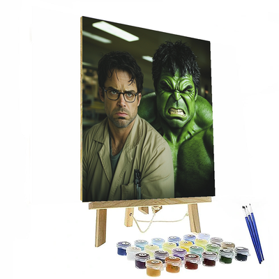 Mark Ruffalo: Raging Intellect And Green Fury Painting Number Kit