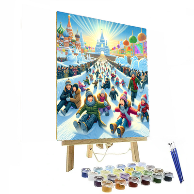 Snow & Ice Festival Painting By Numbers Kit