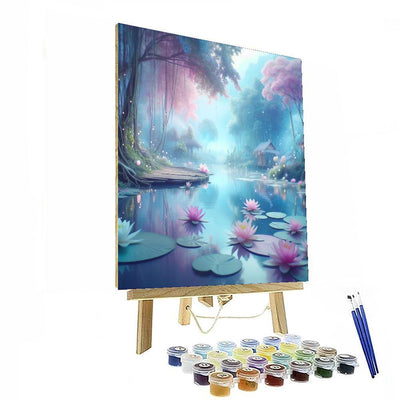 Fantasy Enchanted Lake Numbered Painting Kits