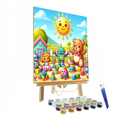 Whimsical Toy Adventure Paint By Color