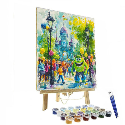 Monsters University Mike And Sulley - Disney Inspired Paint By Numbers