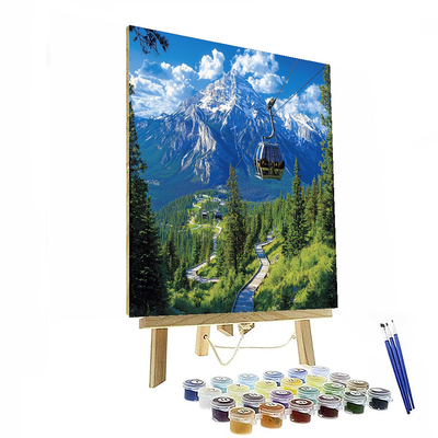 Banff Gondola - Alberta Numbered Painting Kits