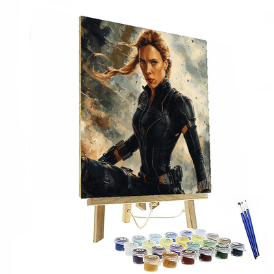 Scarlett Johansson: The Alluring Avenger Paint By Number