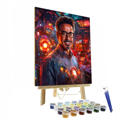 Robert Downey Jr.: The Iconic Iron Legacy Paint By Numbers Kits