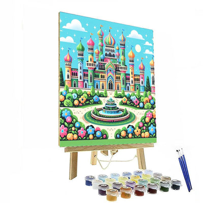 Princess Palace Extravaganza Paint By Numbers Art