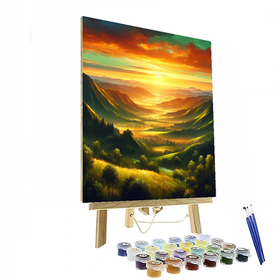 Sunrise Over The Valley Paint By Numbers Kits