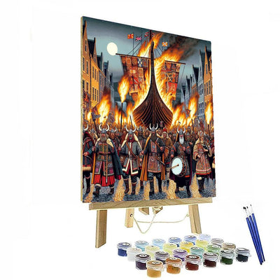 Up Helly Aa - Lerwick, Shetland, Scotland Paint By Numbers Art