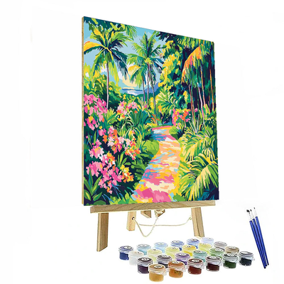 Paul Gauguin Inspired Tropical Oasis  Painting By Numbers Kit