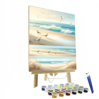 Sandy Beach Escape Paint By Number