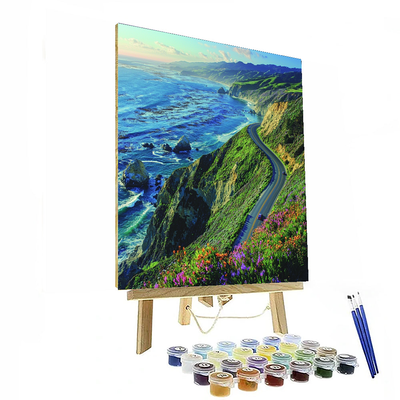 Big Sur Coastal Highway Numbered Painting Kits