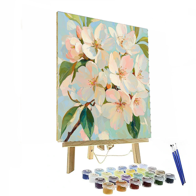 Monet Inspired Blossoming Spring  DIY Paint By Numbers