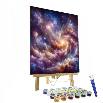 Imaginative Galaxy Journey DIY Paint By Numbers