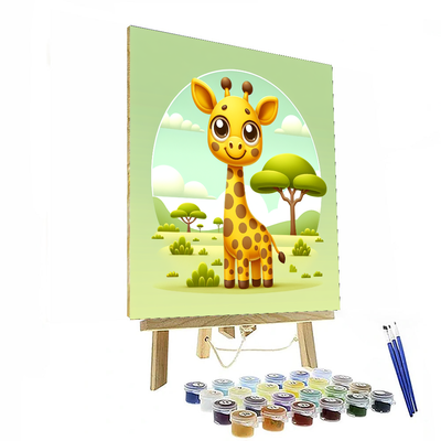 Gleeful Giraffe Paint By Color