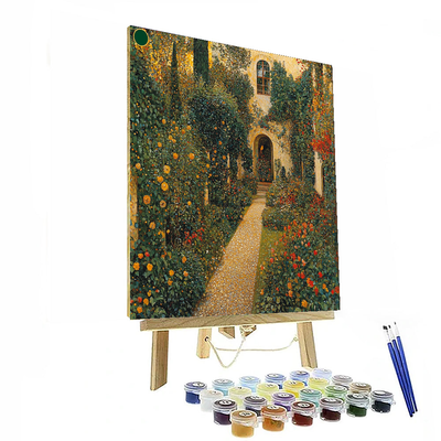 Gustav Klimt Inspired Garden Of Euphoria  Paint By Numbers Art