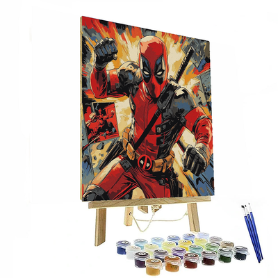 Ryan Reynolds: The Hilarious Heroism Of Deadpool Paint By Numbers