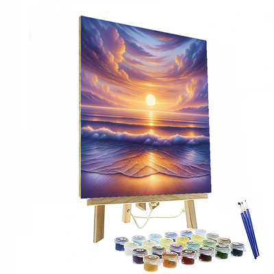 Calming Waves At Dusk Paint By Numbers Kits