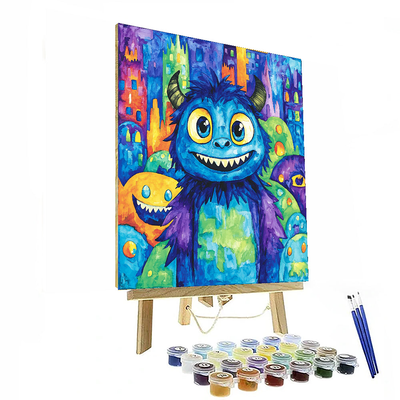 Sully's Scary Fun - Disney Inspired Painting By Numbers Kit