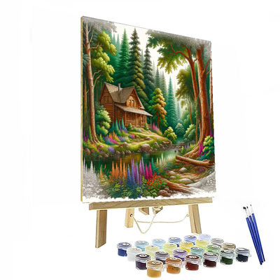 Charming Forest Hideaway Numbered Painting Kits