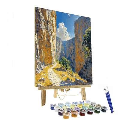 Samaria Gorge - Crete Numbered Painting Kits