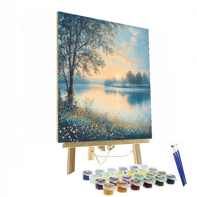 Claude Monet Inspired Morning Serenity  DIY Paint By Numbers