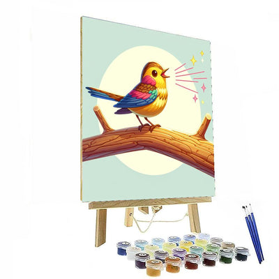 Whistling Warbler Painting By Numbers Kit