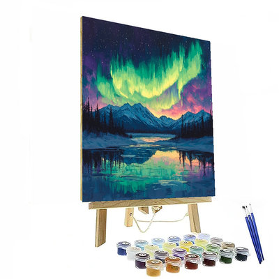 The Northern Lights DIY Paint By Numbers