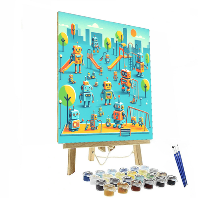 Robotic Adventure Park Painting Number Kit