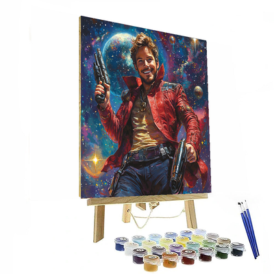 Chris Pratt: The Adventurous Star-lord Of The Galaxy Paint By Numbers Kits