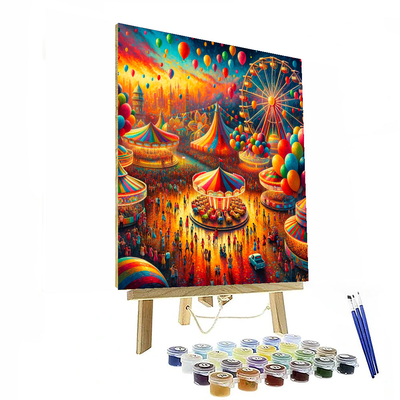 Joyful Carnival Festivities Numbered Painting Kits