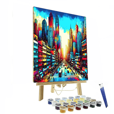 Vivid Cityscapes Painting By Numbers Kit