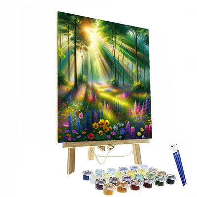 Beautiful Morning Glade Numbered Painting Kits