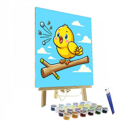 Singing Canary Number Painting