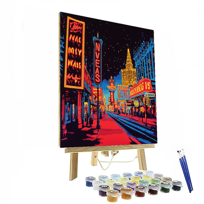 The Neon Museum - Las Vegas Numbered Painting Kits