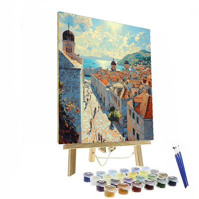 Dubrovnik Old Town DIY Paint By Numbers