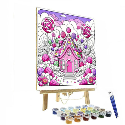 Joyful Candyland Number Painting