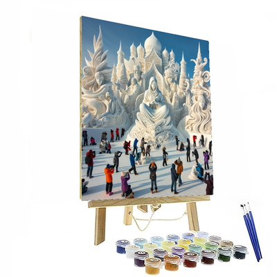 Snow Sculpture Competition - Canada Numbered Painting Kits