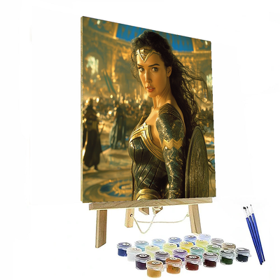 Gal Gadot: The Brave Essence Of Wonder Woman Paint By Color