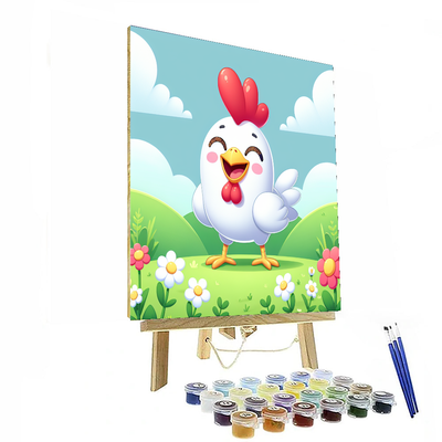 Sunny Side Up Chicken Paint By Color