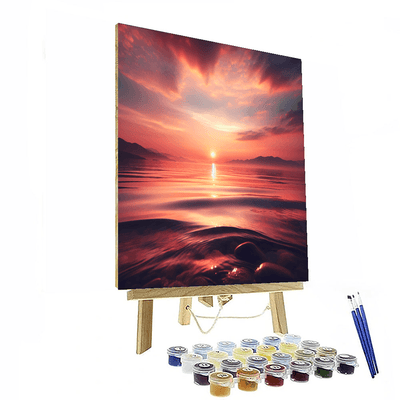 Sunset Horizon Glow DIY Paint By Numbers