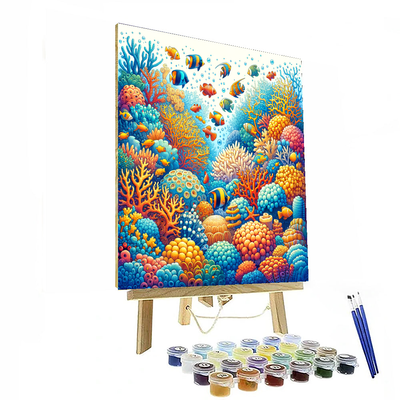 Underwater Coral Reef Adventure Numbered Painting Kits