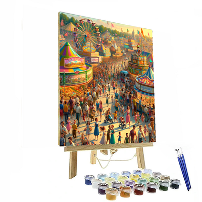 Oklahoma State Fair - Usa Painting By Numbers Kit