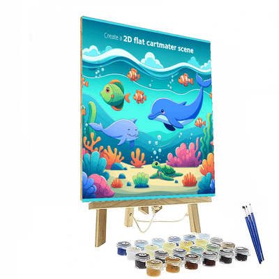 Adventure Under The Sea Number Painting