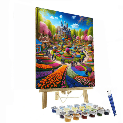 Keukenhof Flower Festival - Netherlands Painting Number Kit