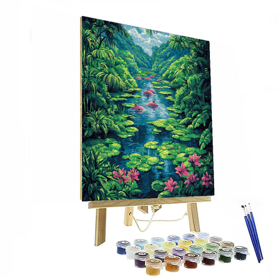 Amazon's Anavilhanas Archipelago Paint By Numbers Kits