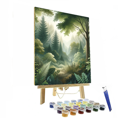 Verdant Harmony Painting Number Kit