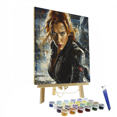 Scarlett Johansson: The Enigmatic Avenger Paint By Number